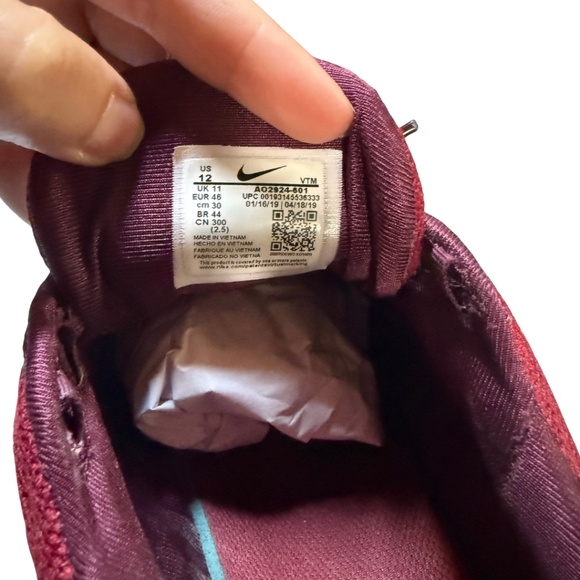 Nike Air Max 720 University Red/Gym Red Men’s Size 12 - Picture 6 of 8